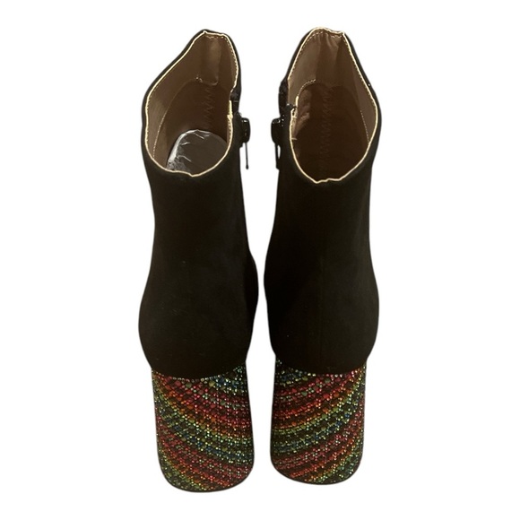 BETSEY JOHNSON rhinestone heeled boots - Picture 4 of 8